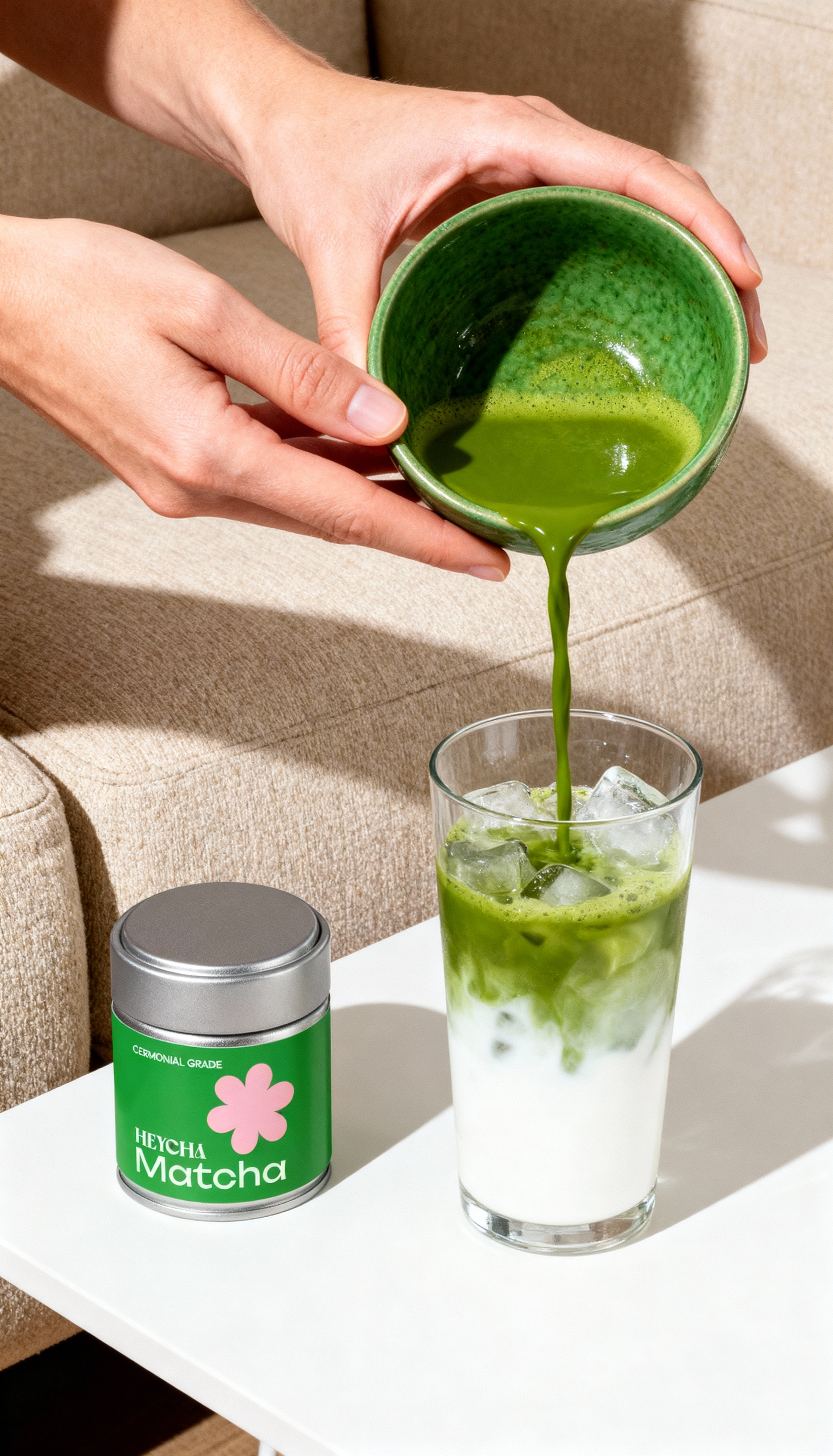 100% Pure Matcha Powder Ceremonial Grade (Tinned Can, 30g)