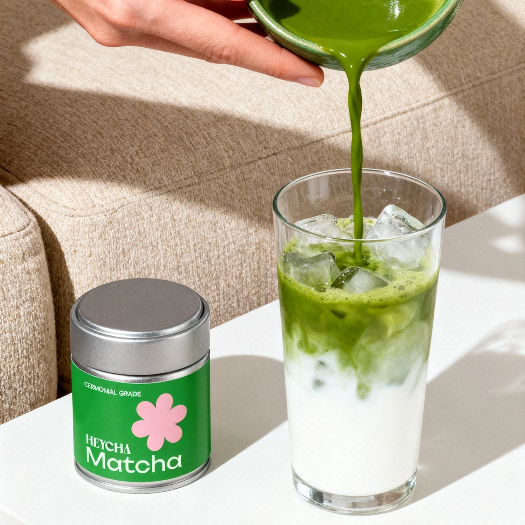 100% Pure Matcha Powder Ceremonial Grade (Tinned Can, 30g)